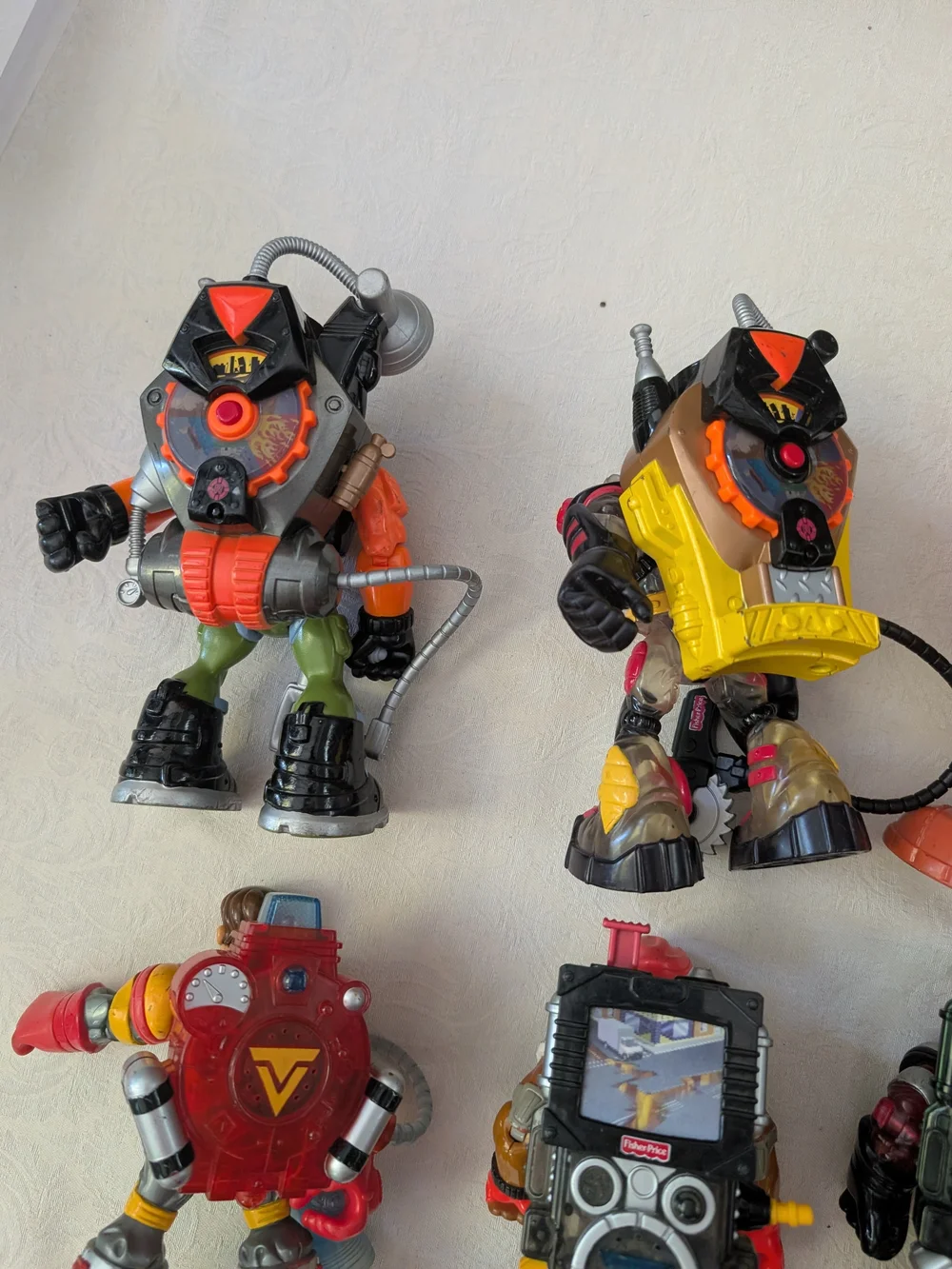 Fisher-Price Rescue Heroes Mixed Lot 10 Action Figures w/ Accessories Unboxed
